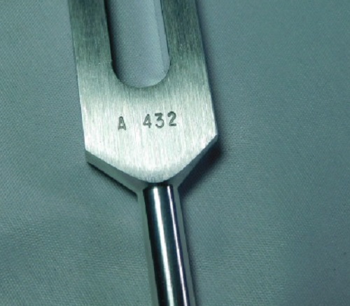 432 Hz Weighted Tuning Fork 